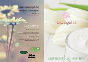 Gyere el BioAngelica workshop-ra és Cattier termékbemutatóra!