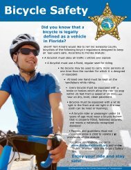 Bicycle Safety Poster.psd - Sarasota County Sheriff's Office