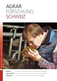 Download als PDF - Agrarforschung Schweiz