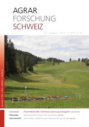 Download PDF - Agrarforschung Schweiz