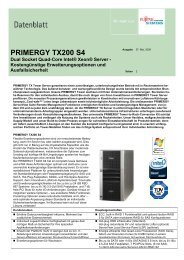 PRIMERGY TX200 S4 - Hardware