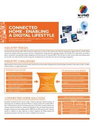 CONNECTED HOME - ENABLING A DIGITAL LIFESTYLE