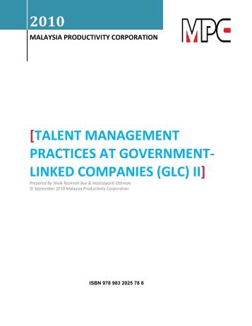 Talent Management Practices At Government-Linked ... - MPC