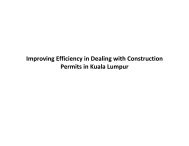 Improving Efficiency in Dealing with Construction Permits in ... - MPC