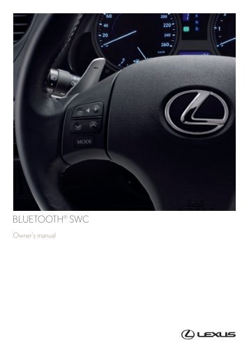 BLUETOOTH® SWC - Toyota-tech.eu