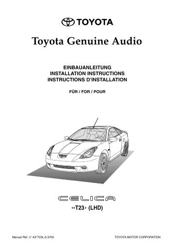 Toyota Genuine Audio - Toyota-tech.eu