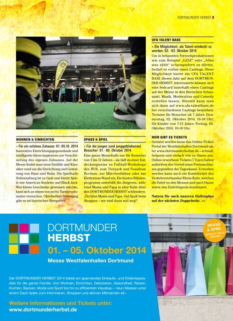 2014-03 | Herbst: TOP Magazin Dortmund