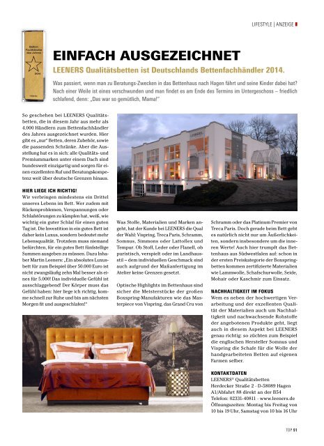 2014-03 | Herbst: TOP Magazin Dortmund