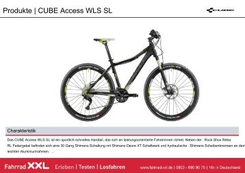 Mountainbikes | CUBE Access WLS SL - Fahrrad-XXL