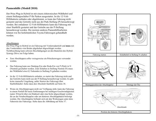 Plug-in Hybrid Modell 2010 Neufassung (enthält ... - Toyota-tech.eu