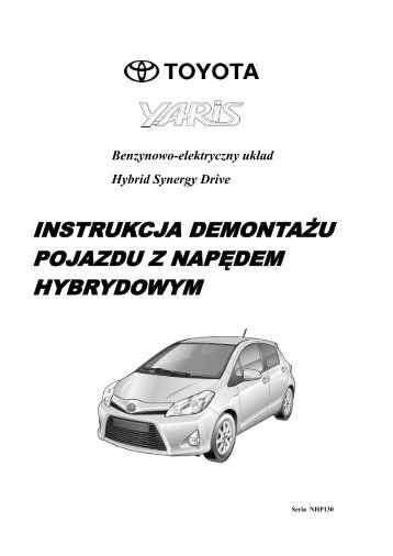 instrukcja demontażu pojazdu z napędem ... - Toyota-tech.eu