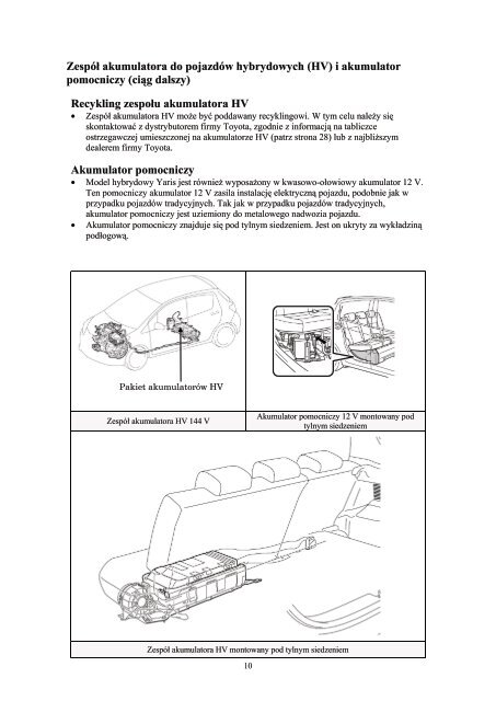 instrukcja demontażu pojazdu z napędem ... - Toyota-tech.eu