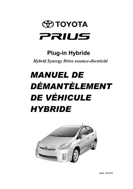 manuel de démantèlement de véhicule hybride - Toyota-tech.eu