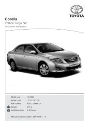Corolla - Toyota-tech.eu
