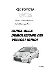 GUIDA ALLA DEMOLIZIONE DEI VEICOLI IBRIDI - Toyota-tech.eu