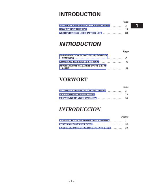 INTRODUCTION INTRODUCTION VORWORT ... - Toyota-tech.eu