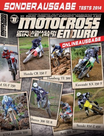 Motocross Enduro - Sonderausgabe Tests 2014