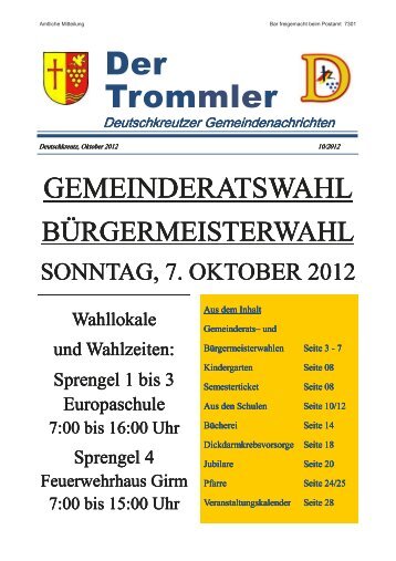 Trommler 10/2012 - Deutschkreutz