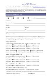 Hotel Booking Form - Organization for Human Brain Mapping