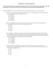 Practice quiz for HW #4 (PDF) - Physics Department, UCSB