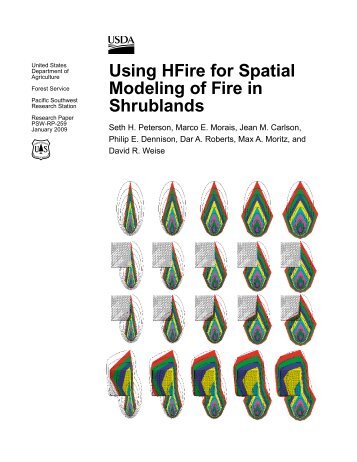 Using HFire for Spatial Modeling of Fire in Shrublands