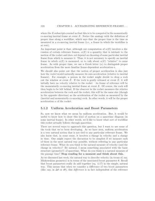 Notes on Relativity and Cosmology - Physics Department, UCSB