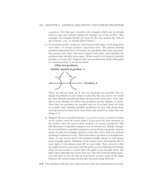 Notes on Relativity and Cosmology - Physics Department, UCSB
