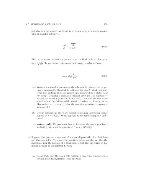 Notes on Relativity and Cosmology - Physics Department, UCSB