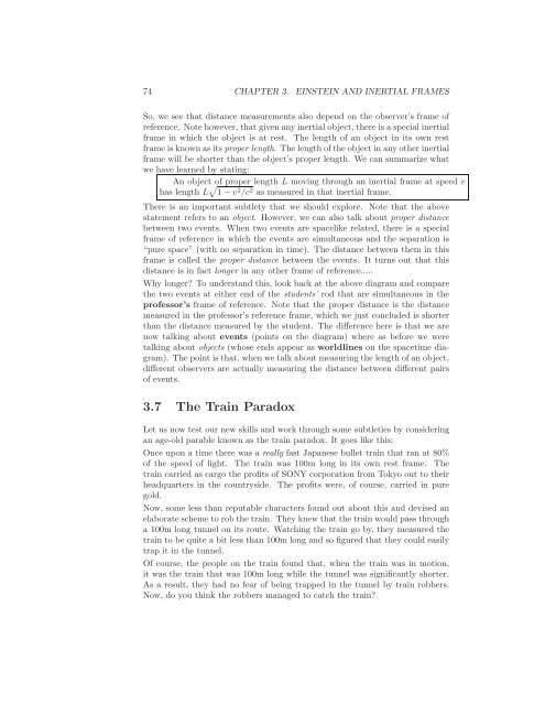 Notes on Relativity and Cosmology - Physics Department, UCSB