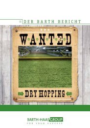 DER BARTH BERICHT - Barth-Haas Group