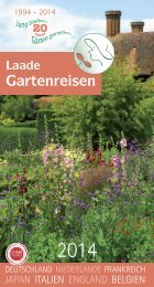 6-Tage-Reise - Gartenreisen Laade