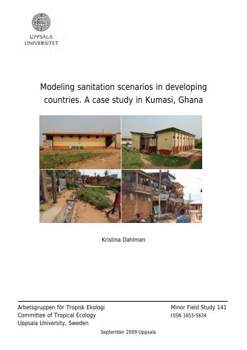 Modeling sanitation scenarios in developing countries. A case study ...