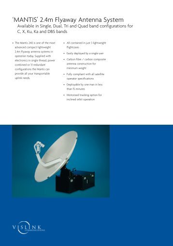 Vislink, MANTIS 2.4m Flyaway Antenna System (0,62 MB)