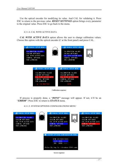 Kroma Telecom, Manual LM5109