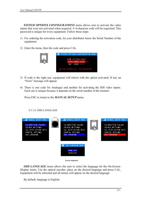 Kroma Telecom, Manual LM5109