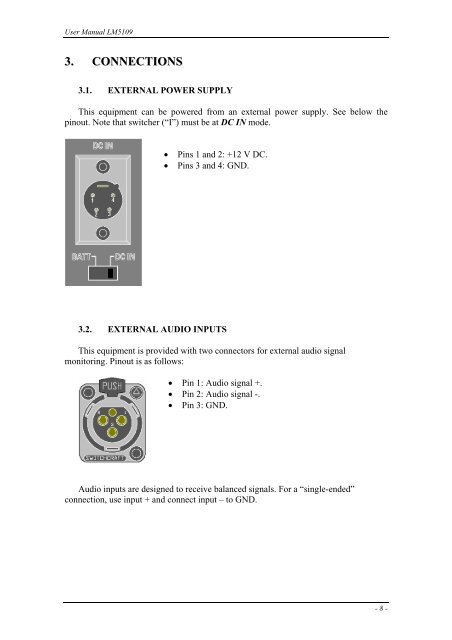 Kroma Telecom, Manual LM5109