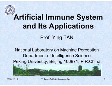 Artificial Immune Systems