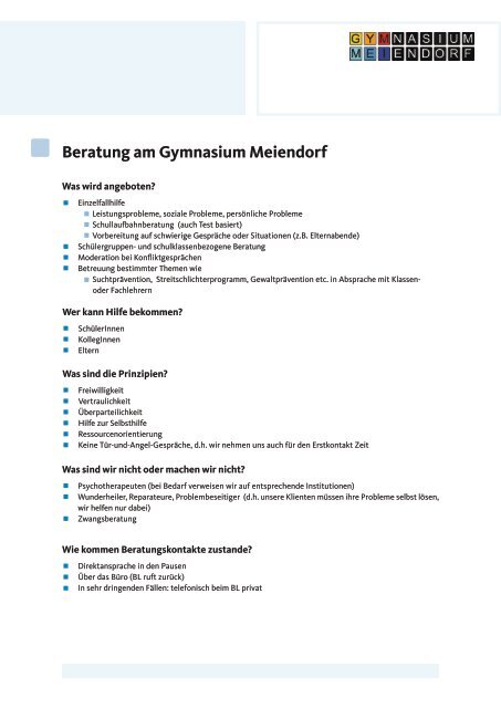 Unser Leitbild â Gymnasium Meiendorf