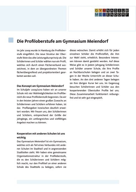 Unser Leitbild â Gymnasium Meiendorf