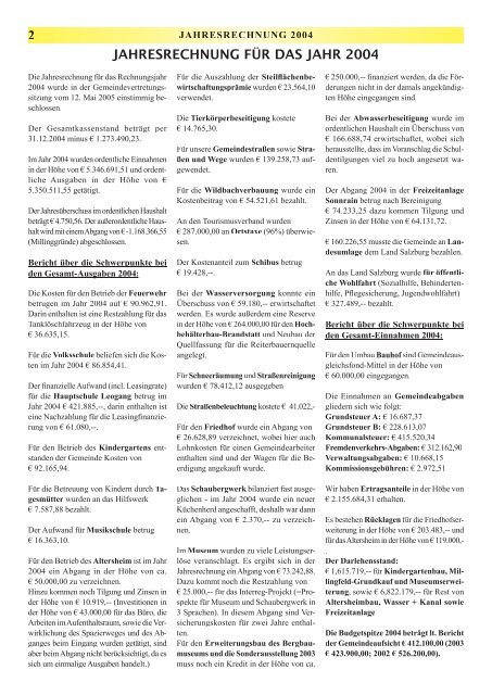 Gemeindezeitung 06-2005 - Gemeinde Leogang