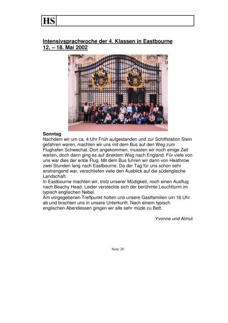Jahresbericht 2001/2002 (PDF) - Mary Ward Schulen