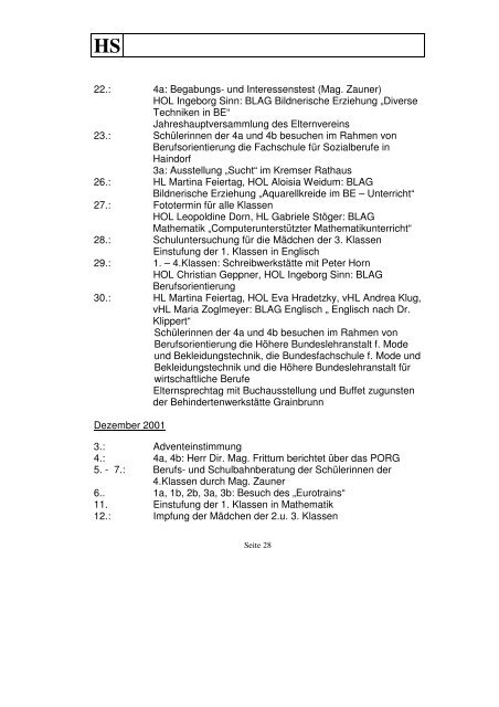 Jahresbericht 2001/2002 (PDF) - Mary Ward Schulen