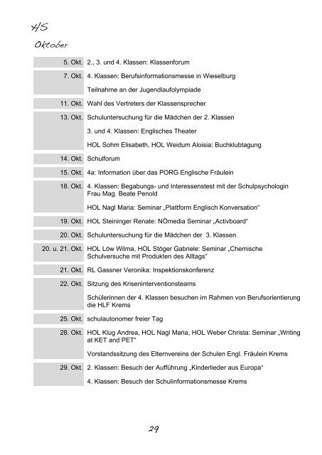 Jahresbericht 2010/2011 (PDF) - Mary Ward Schulen