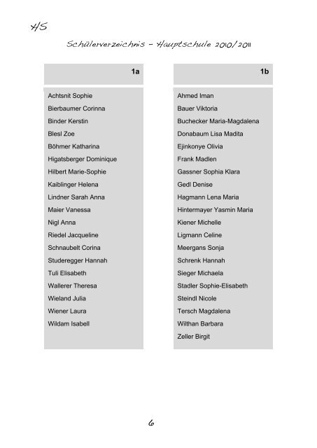 Jahresbericht 2010/2011 (PDF) - Mary Ward Schulen