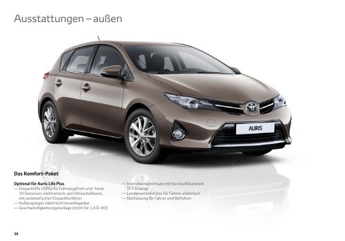 Toyota Auris E-BroschÃ¼re