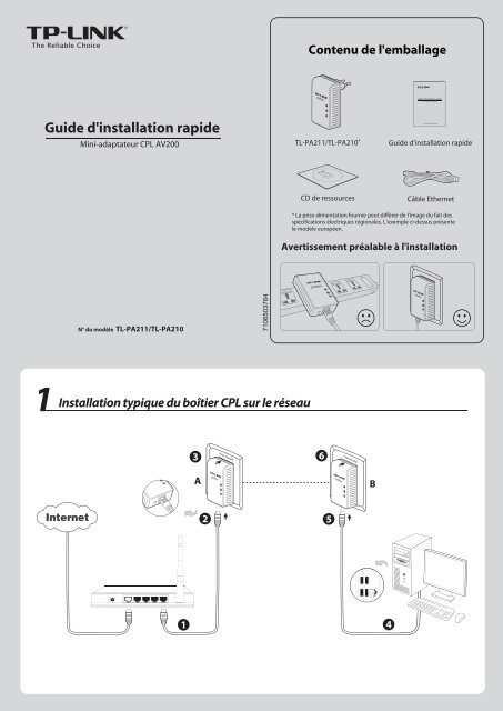 Guide d'installation rapide - TP-Link