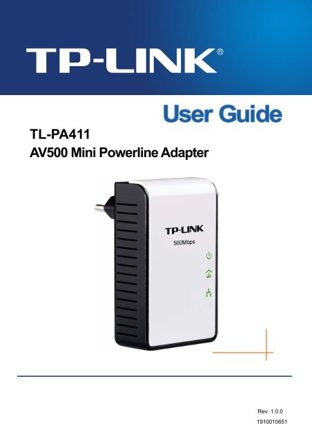 TL-PA411_V1_UserGuide - TP-Link