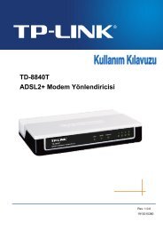 TD-8840T Kullanım Kılavuzu - TP-Link