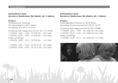 Programm 2011 - AWO Kreisverband Mettmann