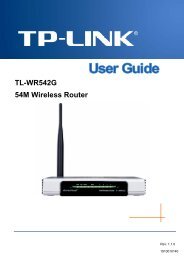 TL-WR542G 54M Wireless Router - TP-LINK